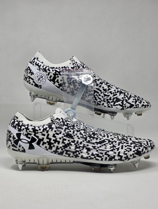 UNDER ARMOUR UA Magnetico Elite 5 FG Mens Size 11.5 6009198-001 Black White 2025